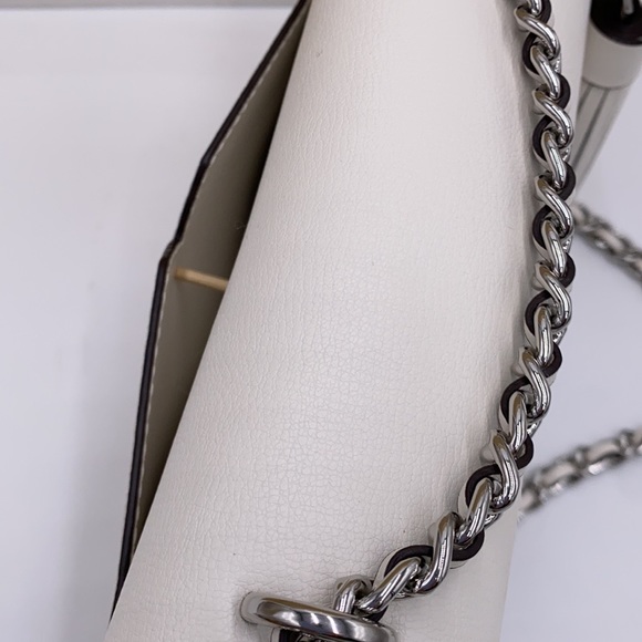 MICHAEL KORS ROSE SMALL LEATHER XBODY OPTIC WHITE - Picture 16 of 16